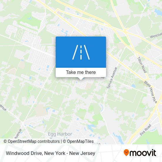 Windwood Drive map