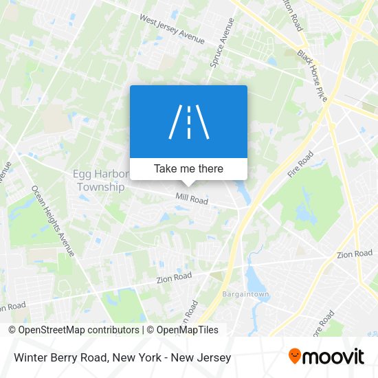 Mapa de Winter Berry Road