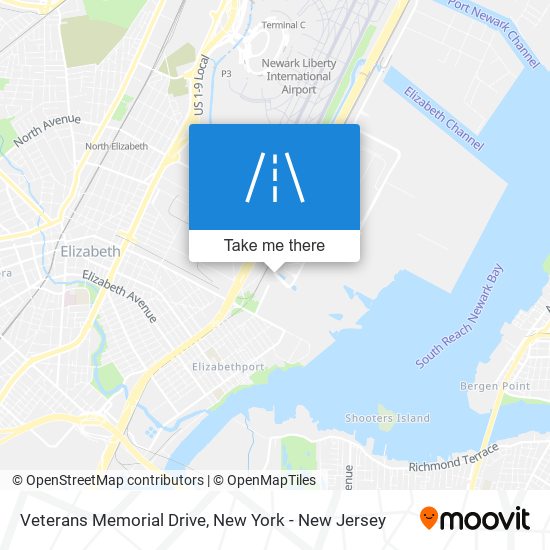 Mapa de Veterans Memorial Drive