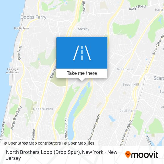 North Brothers Loop (Drop Spur) map