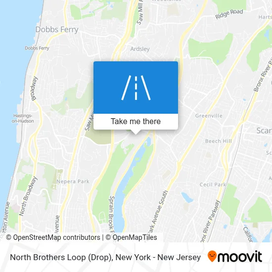 North Brothers Loop (Drop) map