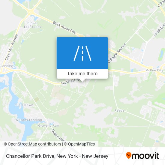 Chancellor Park Drive map