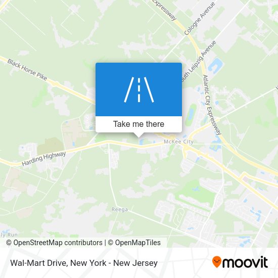 Wal-Mart Drive map