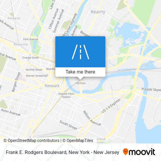 Frank E. Rodgers Boulevard map