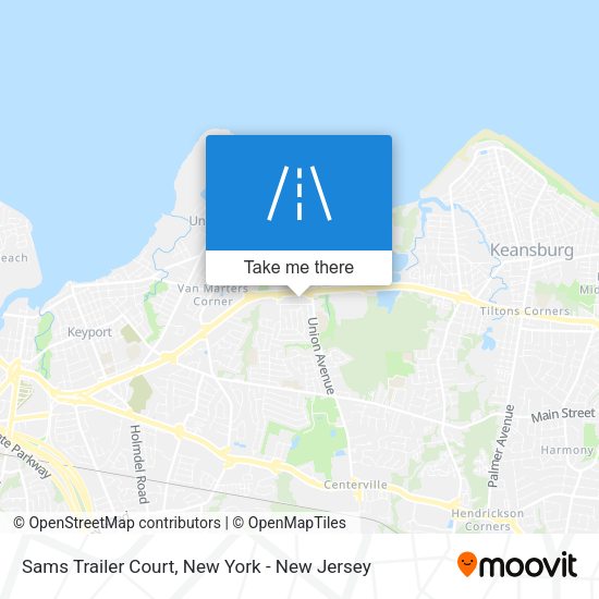 Mapa de Sams Trailer Court