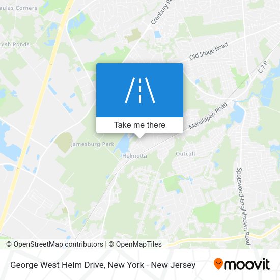 Mapa de George West Helm Drive