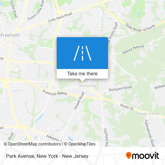 Mapa de Park Avenue