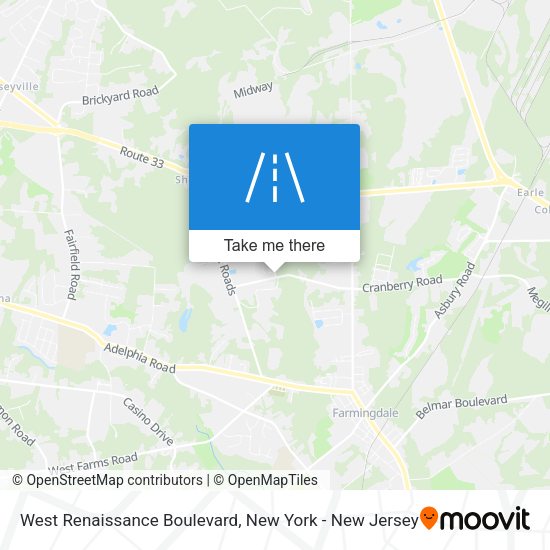 West Renaissance Boulevard map