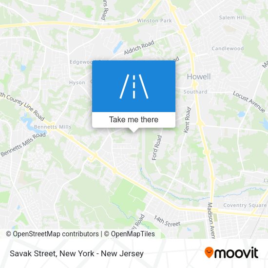 Mapa de Savak Street