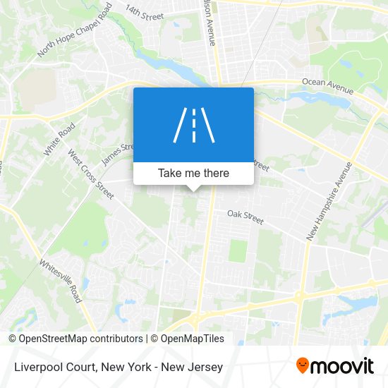 Mapa de Liverpool Court