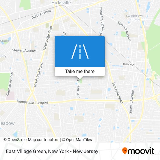 East Village Green map