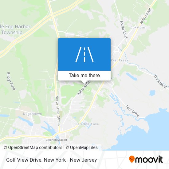 Golf View Drive map