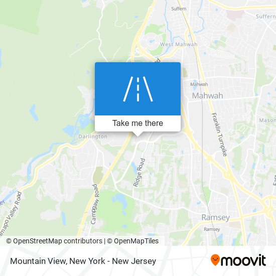 Mapa de Mountain View