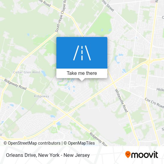 Mapa de Orleans Drive