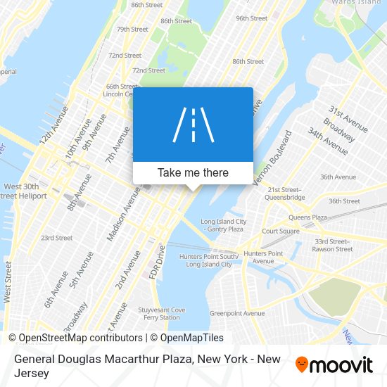 General Douglas Macarthur Plaza map