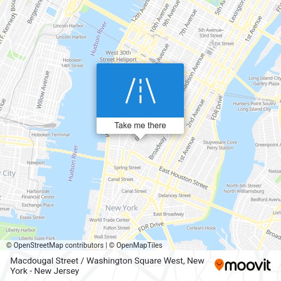 Macdougal Street / Washington Square West map