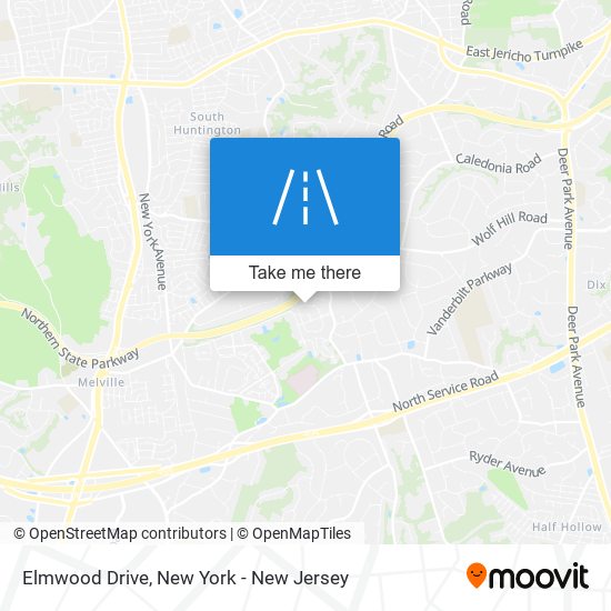 Elmwood Drive map