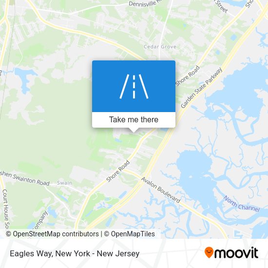 Eagles Way map