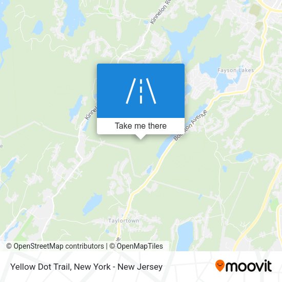 Mapa de Yellow Dot Trail
