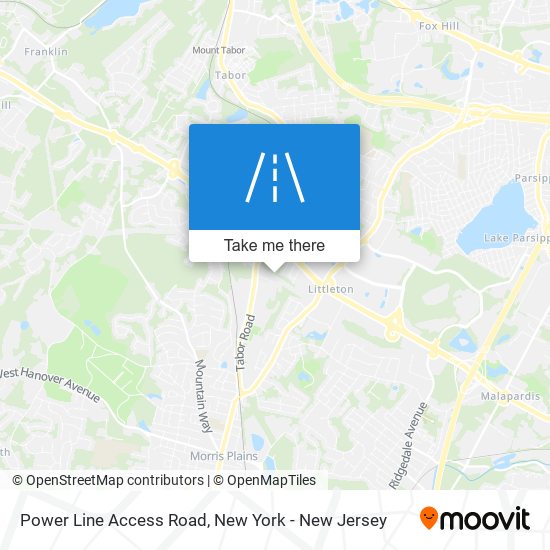 Power Line Access Road map