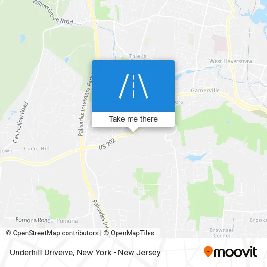 Underhill Driveive map