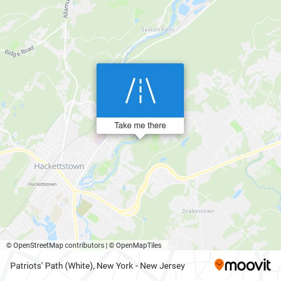 Mapa de Patriots' Path (White)
