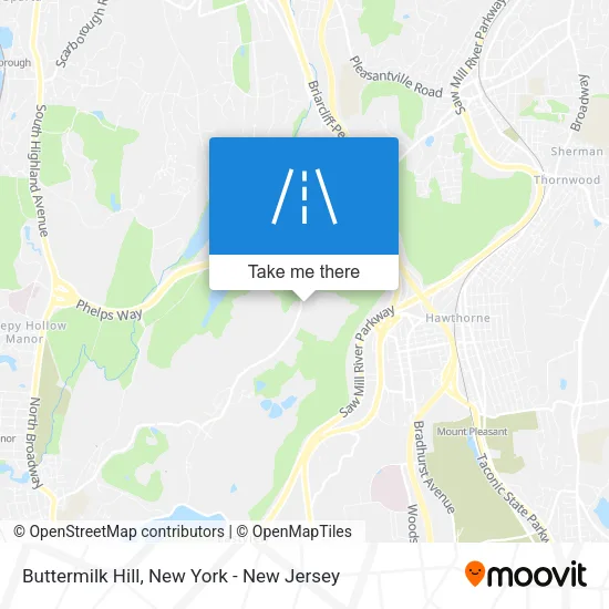 Mapa de Buttermilk Hill