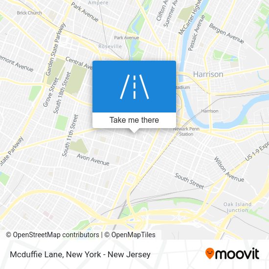 Mapa de Mcduffie Lane