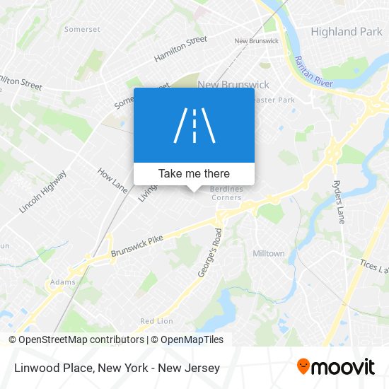 Linwood Place map
