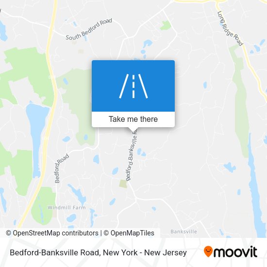 Mapa de Bedford-Banksville Road