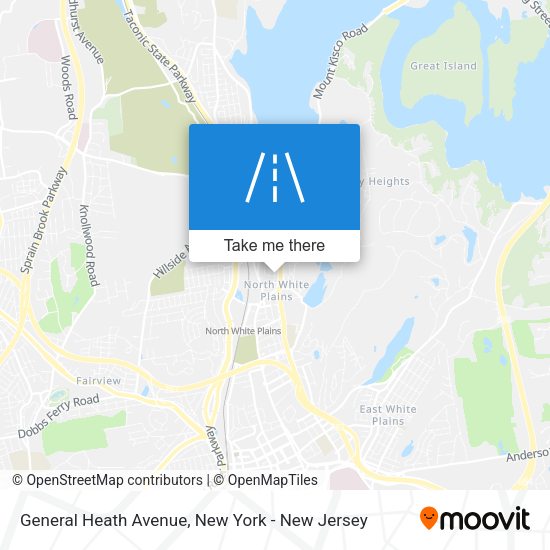 Mapa de General Heath Avenue