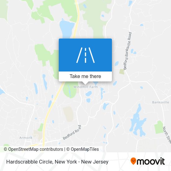 Mapa de Hardscrabble Circle
