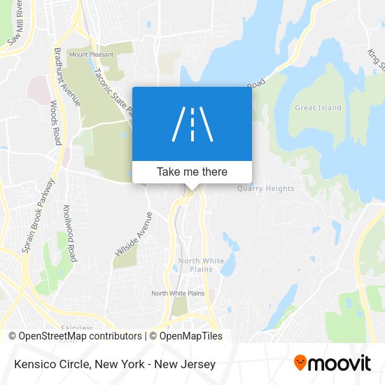 Mapa de Kensico Circle