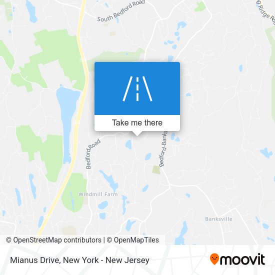 Mianus Drive map