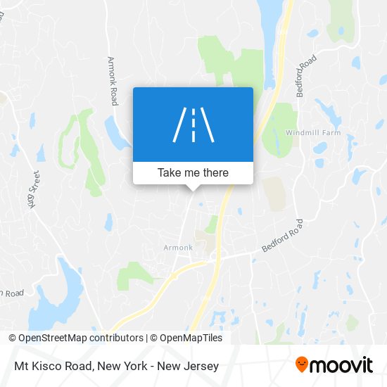 Mt Kisco Road map