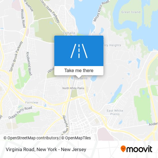 Virginia Road map