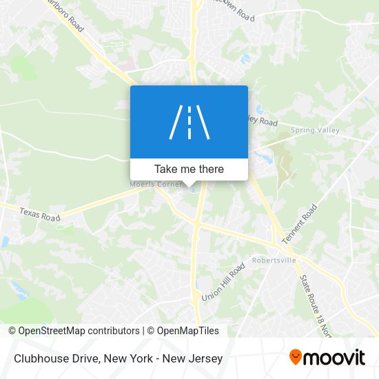 Clubhouse Drive map