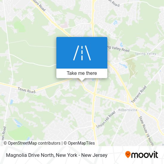Mapa de Magnolia Drive North