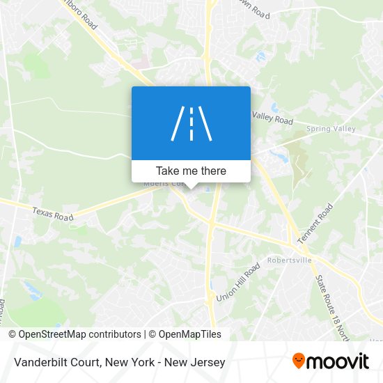 Mapa de Vanderbilt Court