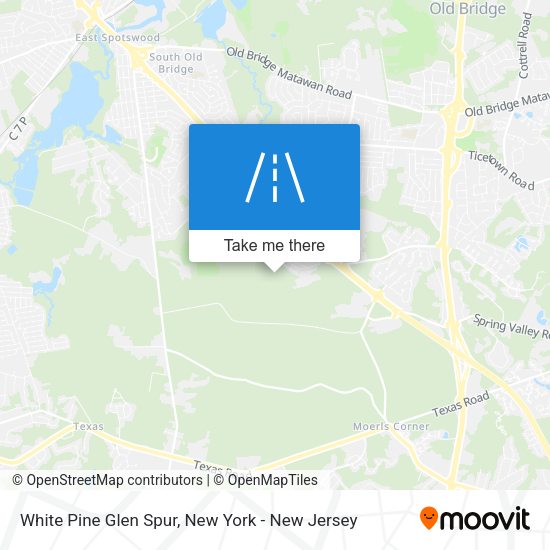 Mapa de White Pine Glen Spur