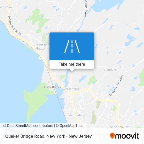 Mapa de Quaker Bridge Road