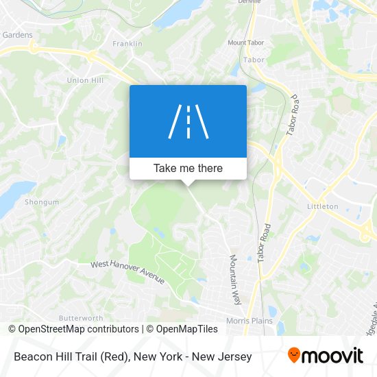 Mapa de Beacon Hill Trail (Red)