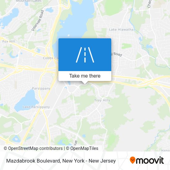 Mapa de Mazdabrook Boulevard