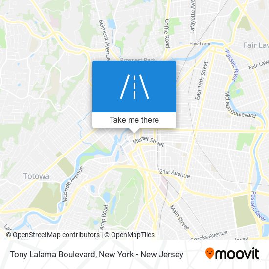 Tony Lalama Boulevard map