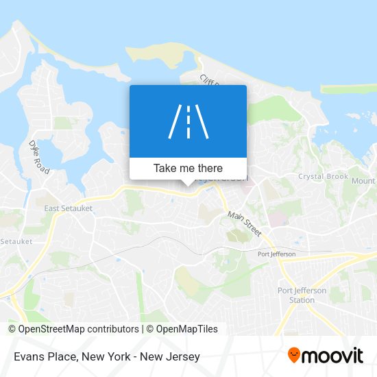 Mapa de Evans Place
