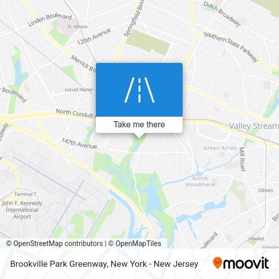 Brookville Park Greenway map