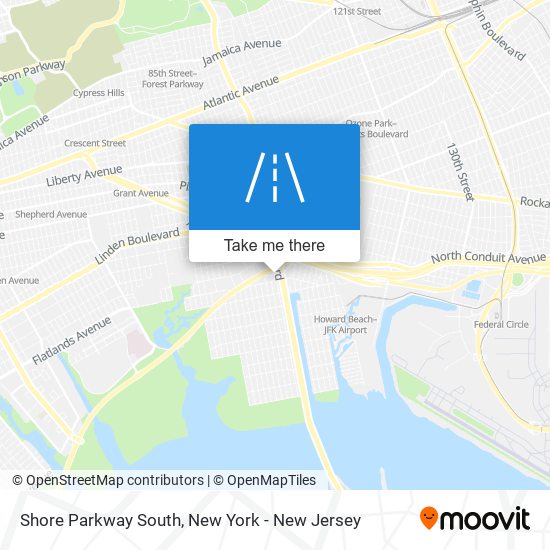 Mapa de Shore Parkway South