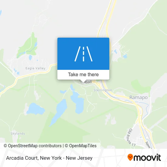 Arcadia Court map