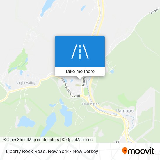Mapa de Liberty Rock Road