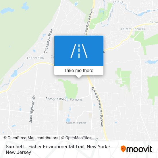 Mapa de Samuel L. Fisher Environmental Trail